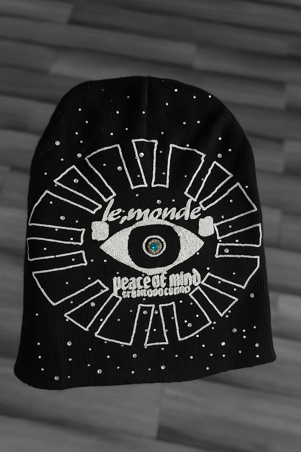 crystal eye beanie