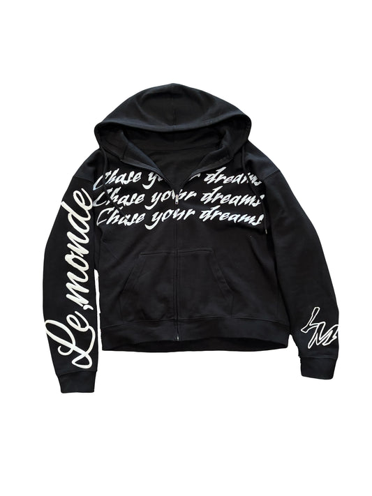 Chase your dreams zip-up