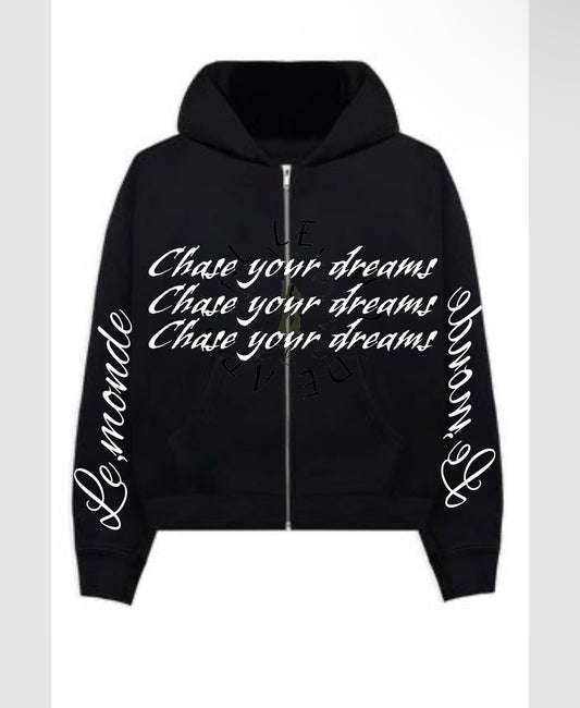 Chase your dreams zip-up